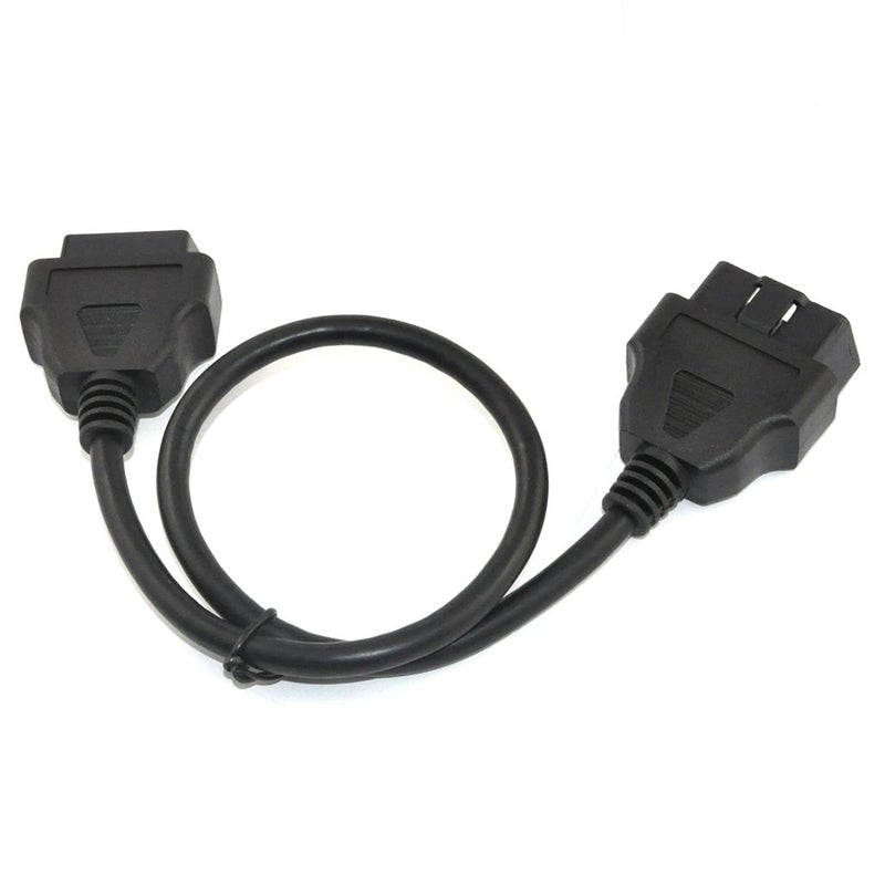 OLLGEN 1.64 Feet/50cm OBD II OBD2 Splitter Cable Cord,16 Pin OBDii Male to Female Extension Cable,Auto Car Diagnostic Extender Cord Adapter - Image 2